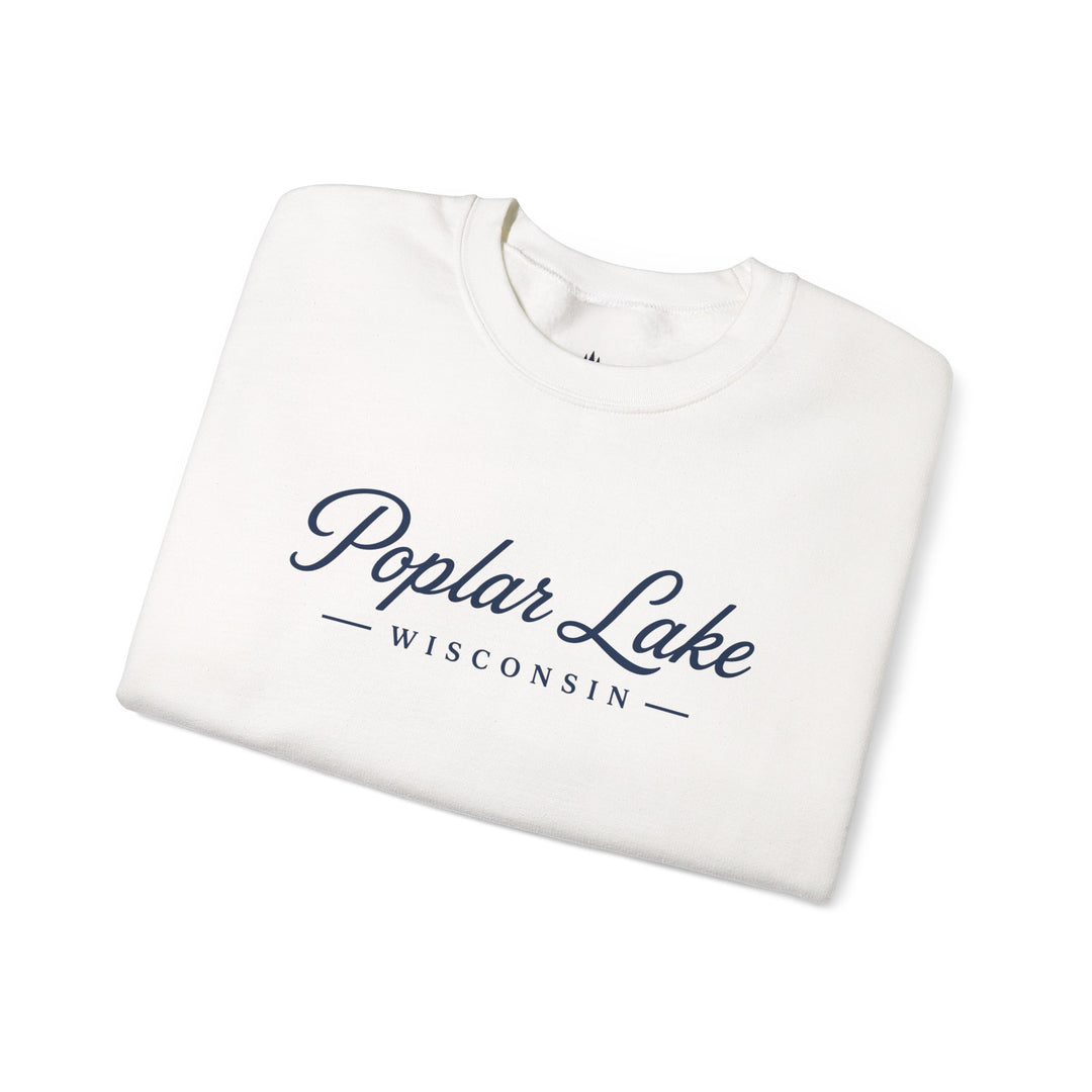Poplar Lake Wisconsin Crewneck Sweatshirt