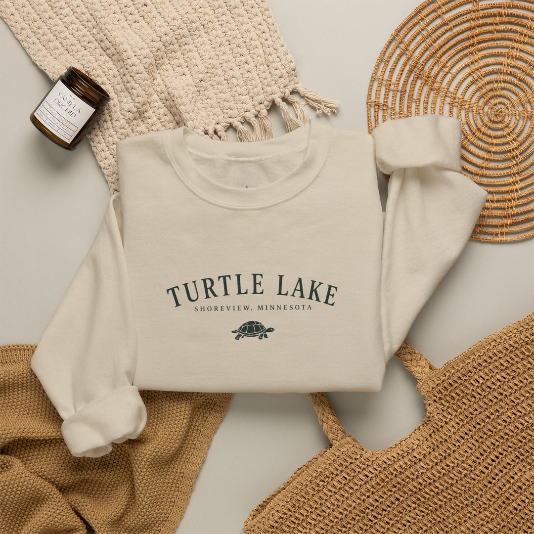 Turtle Lake Shoreview, Minnesota Crewneck Sweatshirt