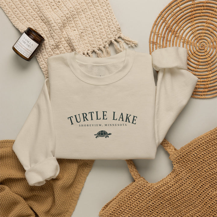 Turtle Lake Shoreview, Minnesota Crewneck Sweatshirt