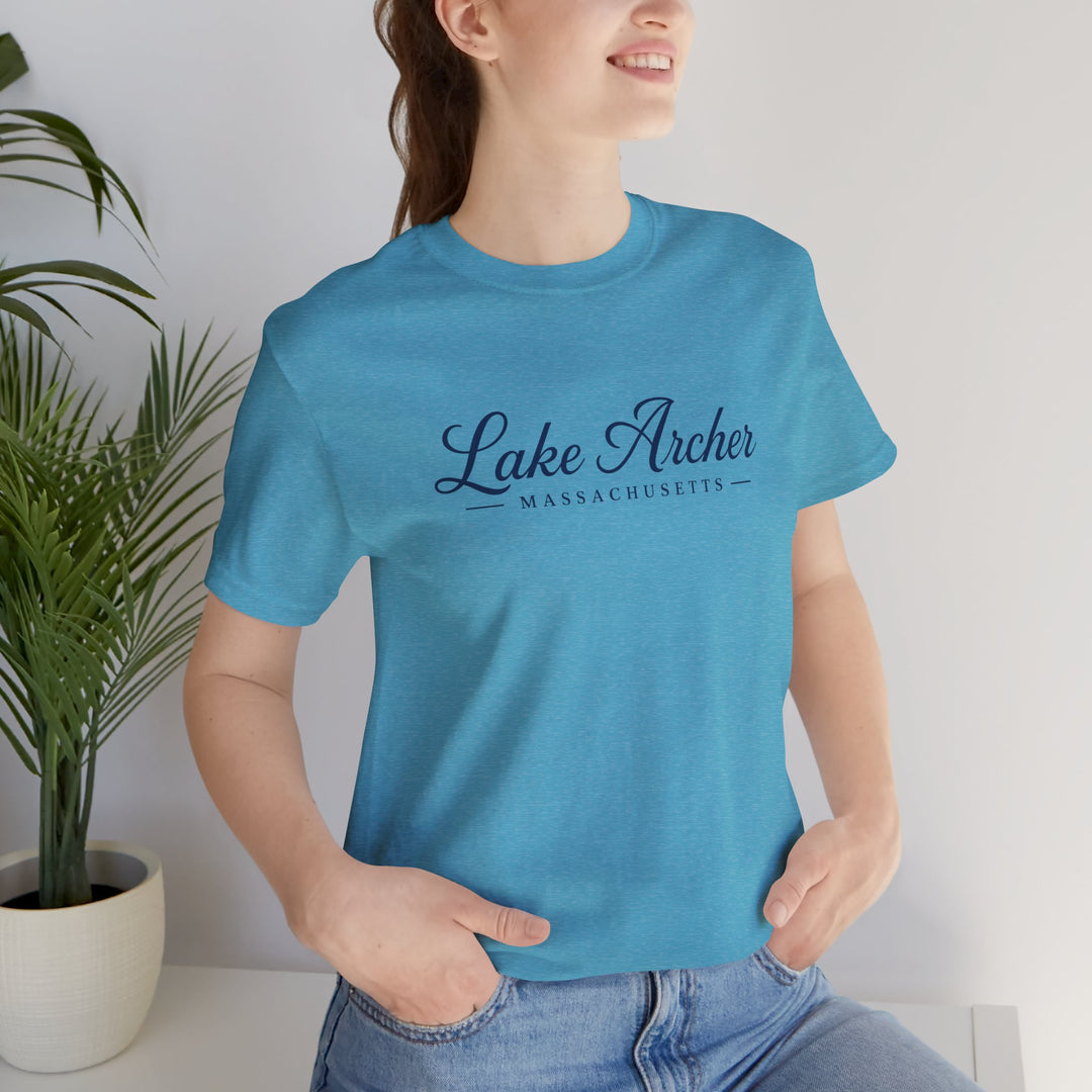 Lake Archer Massachusetts Script T-Shirt