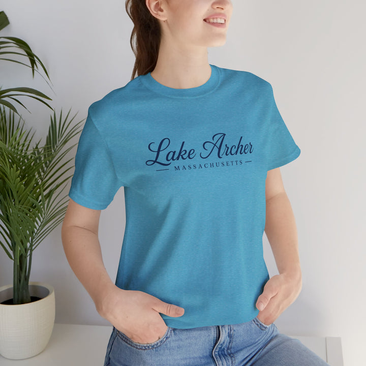 Lake Archer Massachusetts Script T-Shirt