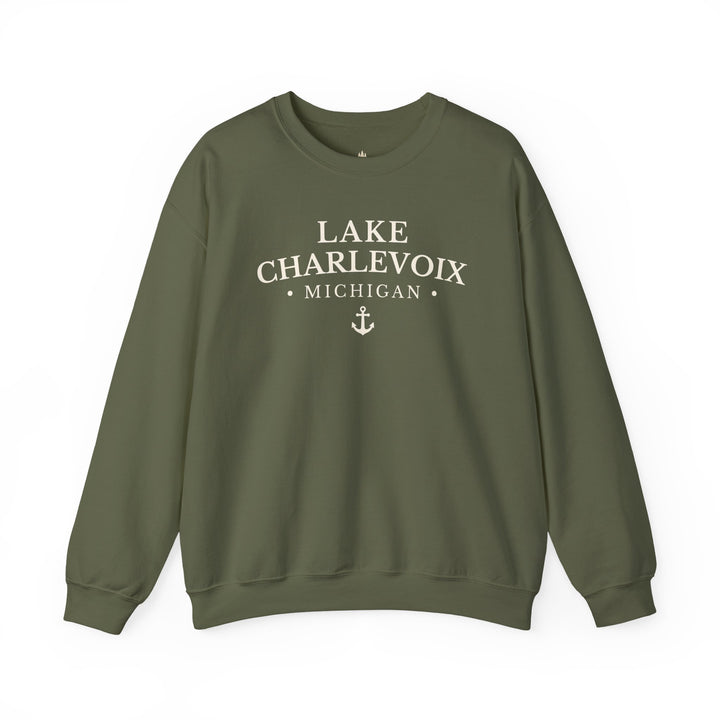 Lake Charlevoix Michigan Crewneck Sweatshirt