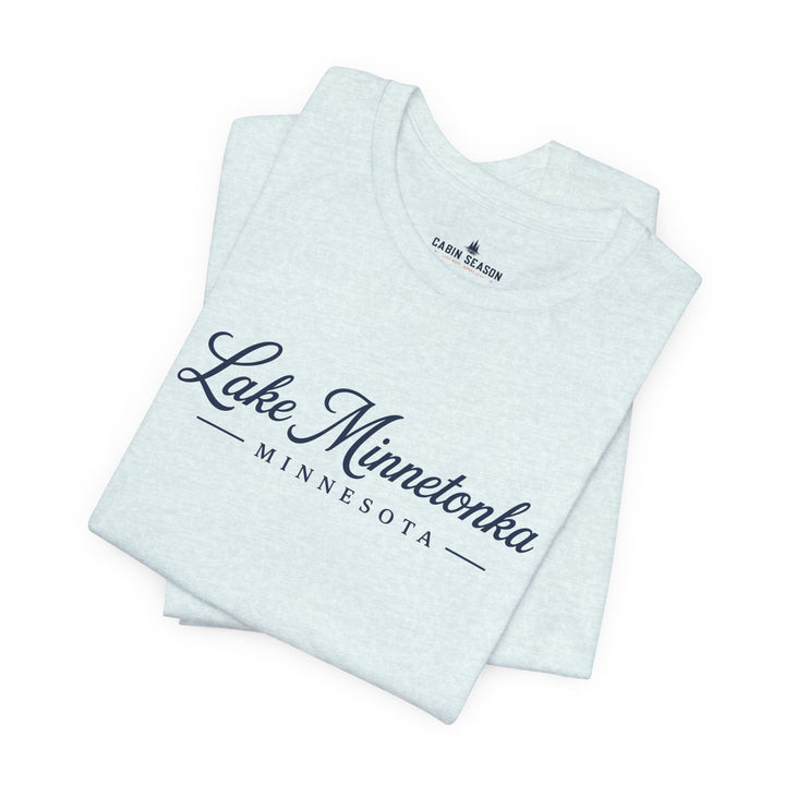 Lake Minnetonka Tee - Minnesota Lake Script Shirt