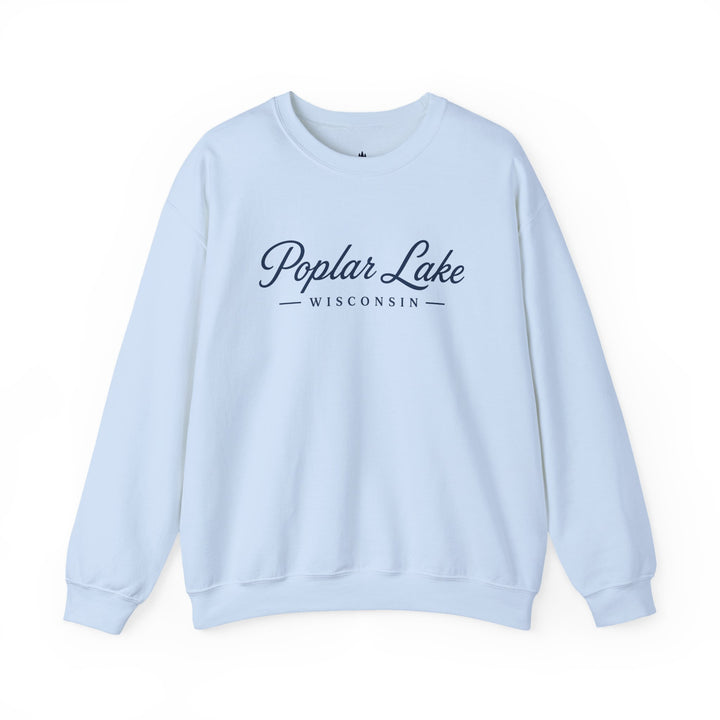 Poplar Lake Wisconsin Crewneck Sweatshirt