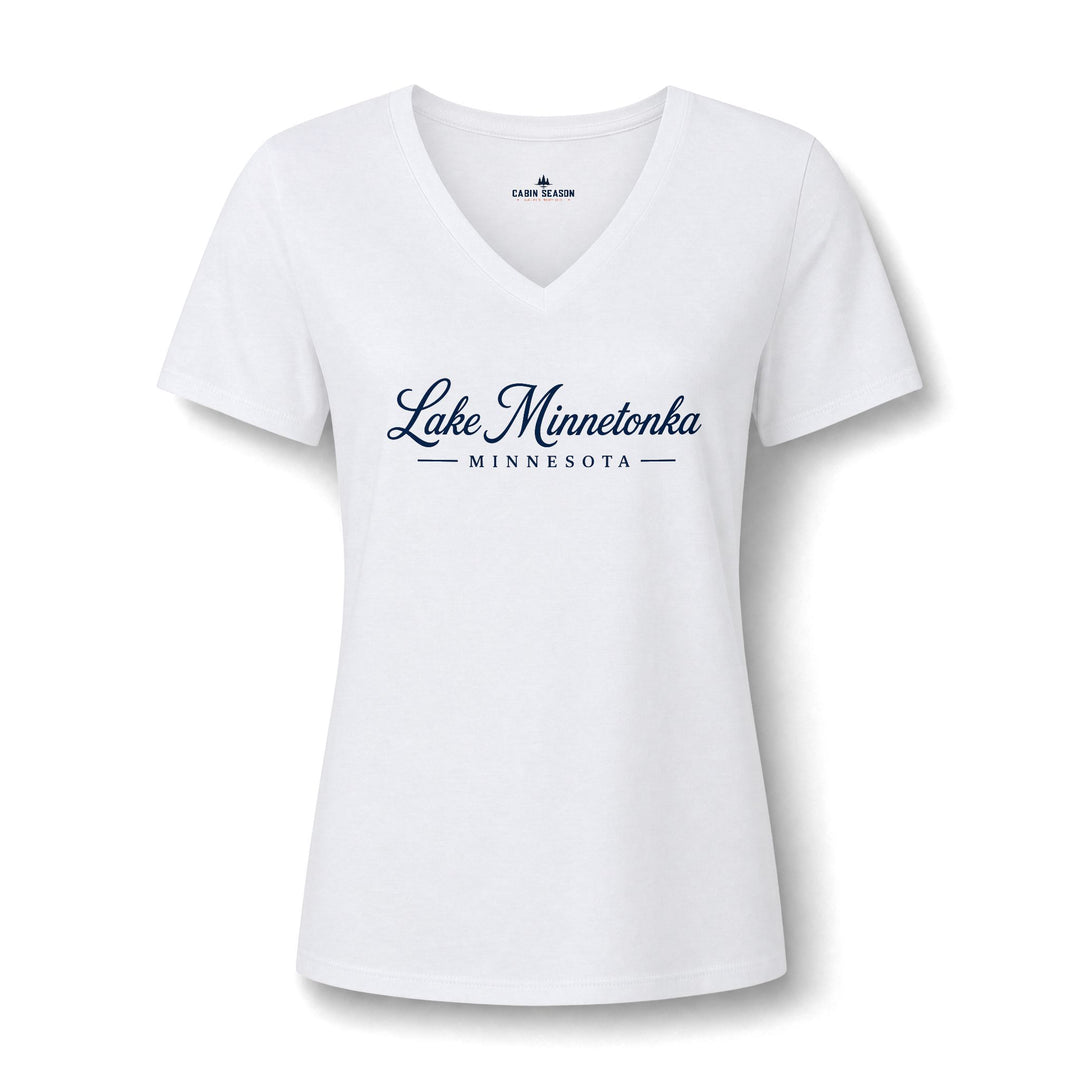 Lake Minnetonka V-Neck Tee — &