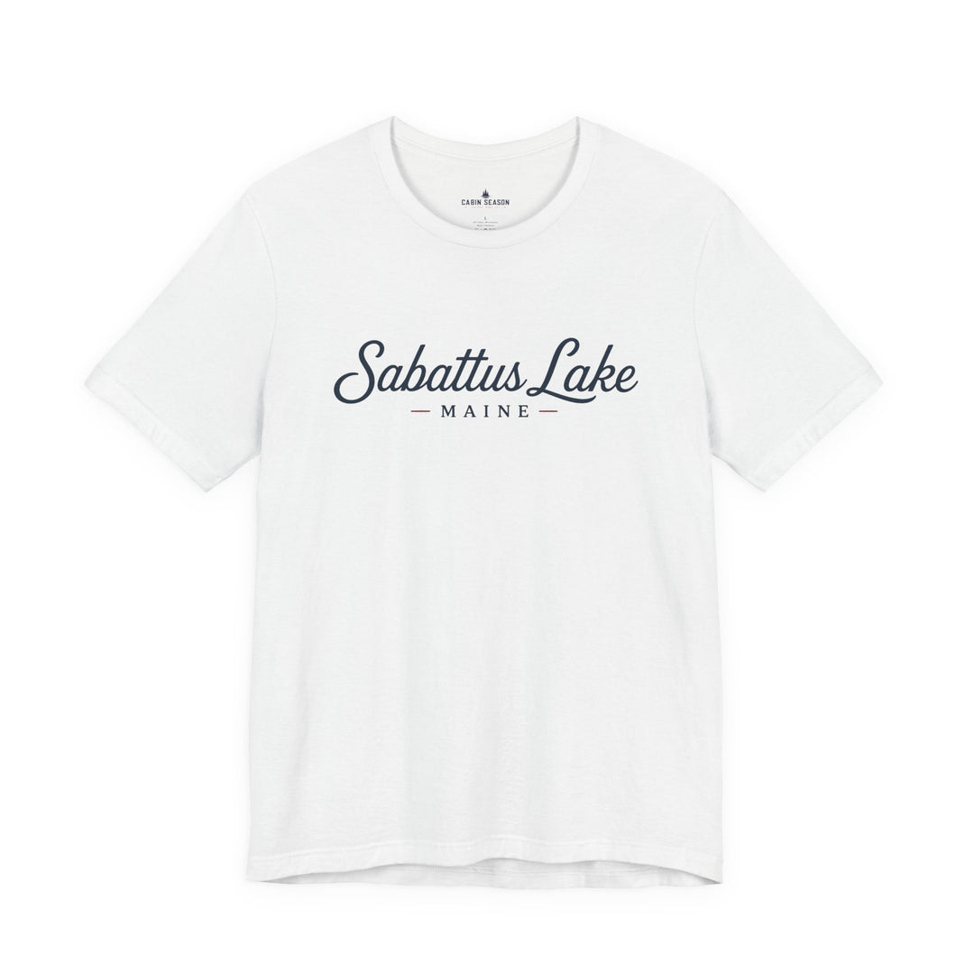 Sabattus Lake Maine Tee — Classic Maine Lake T‑Shirt