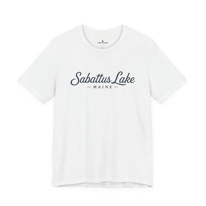 Sabattus Lake Maine Tee — Classic Maine Lake T‑Shirt