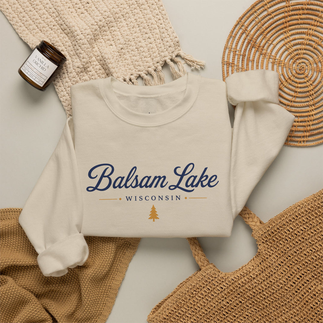 Balsam Lake Wisconsin Crewneck Sweatshirt