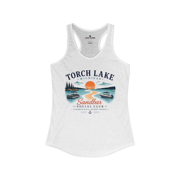 Torch Lake Sandbar Social Club Women’s Tank Top