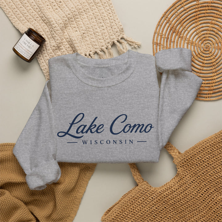 Lake Como Wisconsin Crewneck Sweatshirt