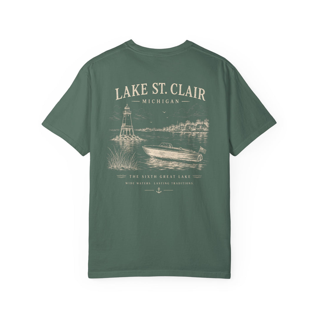 Lake St. Clair Michigan Tee - The 6th Great Lake Shirt