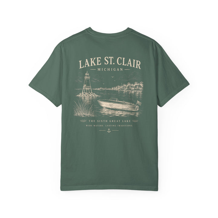 Lake St. Clair Michigan Tee - The 6th Great Lake Shirt