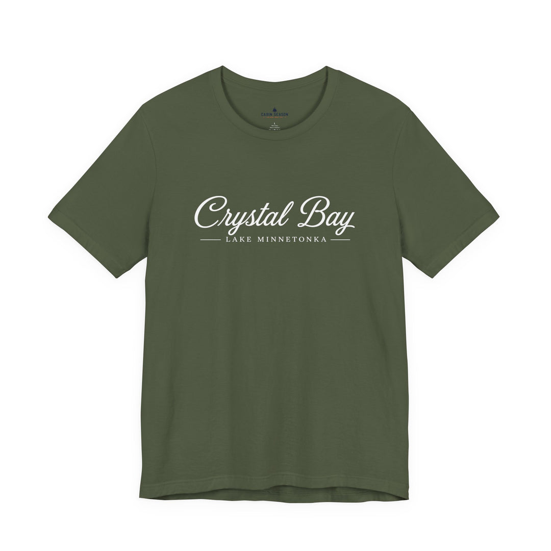 Crystal Bay Lake Minnetonka Tee - Lake Minnetonka Script T‑Shirt