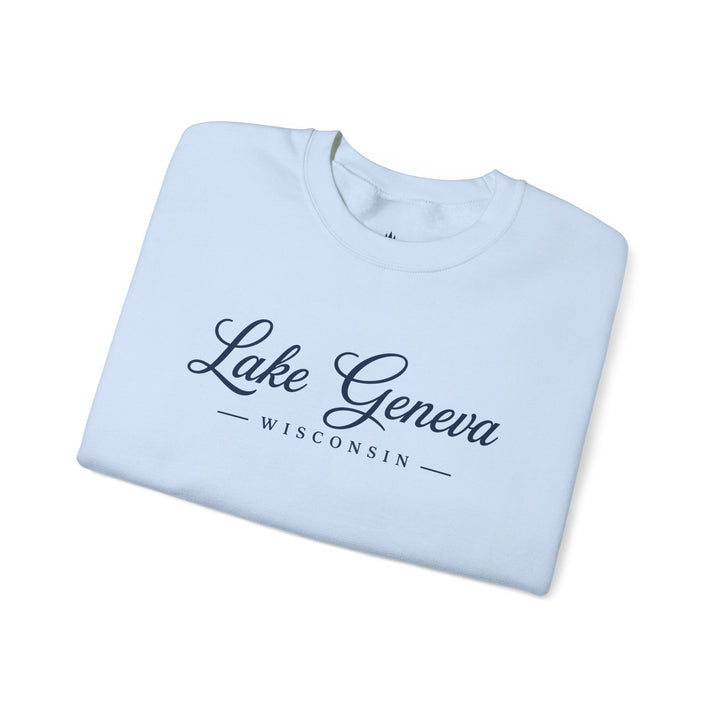 Lake Geneva Wisconsin Sweatshirt | Wisconsin Lake Script Shirt