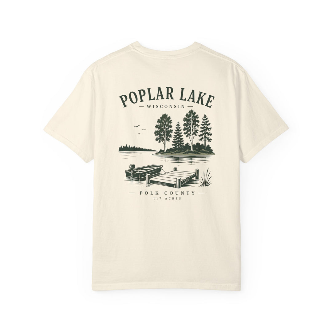 Poplar Lake T-Shirt — Scenic Wisconsin Lake Graphic Tee