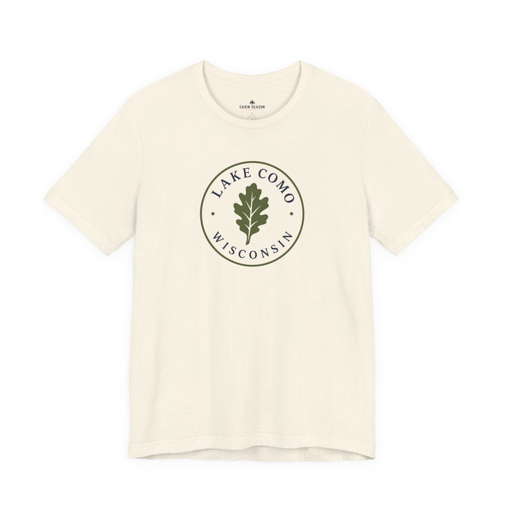 Lake Como Wisconsin Oak Leaf Tee