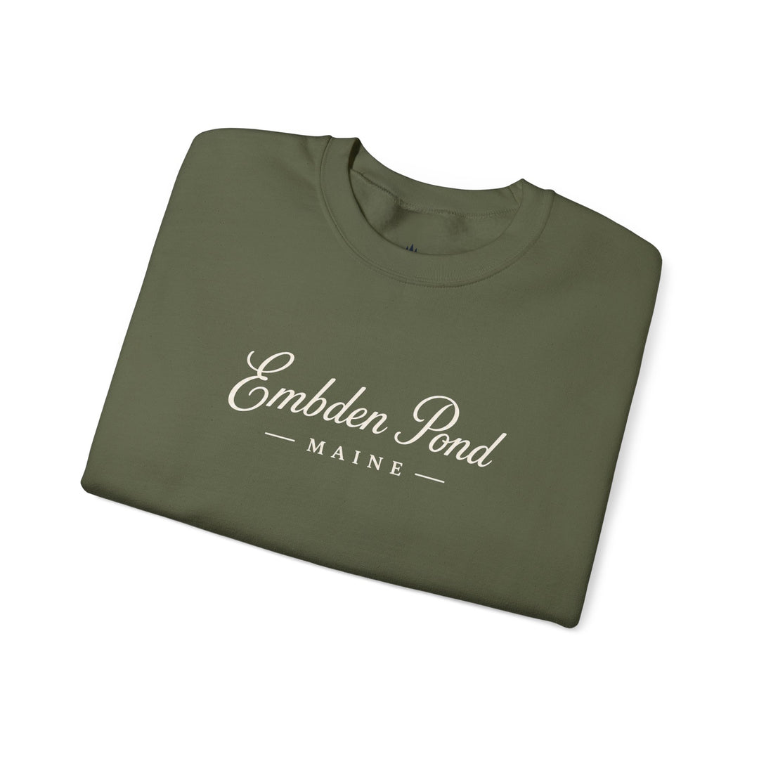 Embden Pond Maine Crewneck Sweatshirt