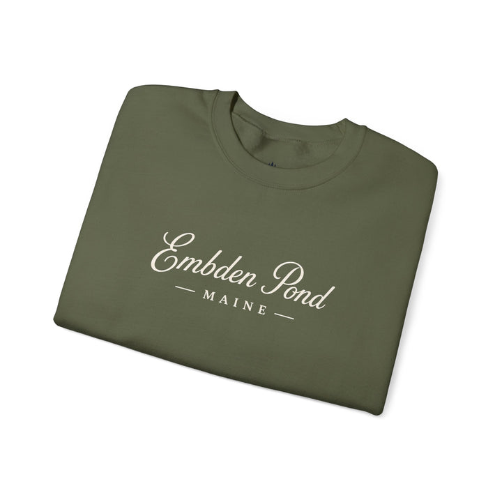 Embden Pond Maine Crewneck Sweatshirt