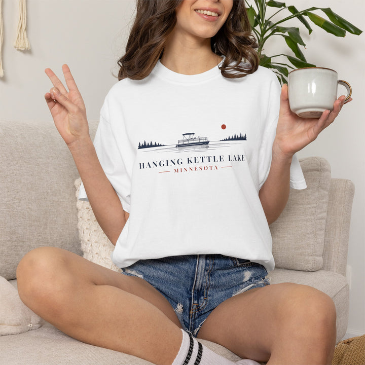Hanging Kettle Lake Pontoon Tee