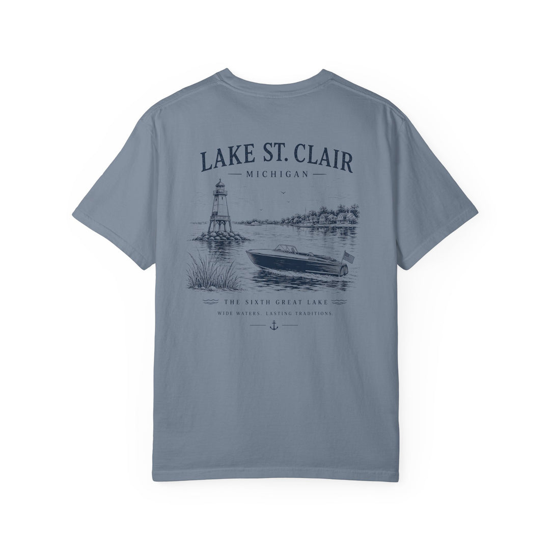 Lake St. Clair Michigan Tee - The 6th Great Lake Shirt