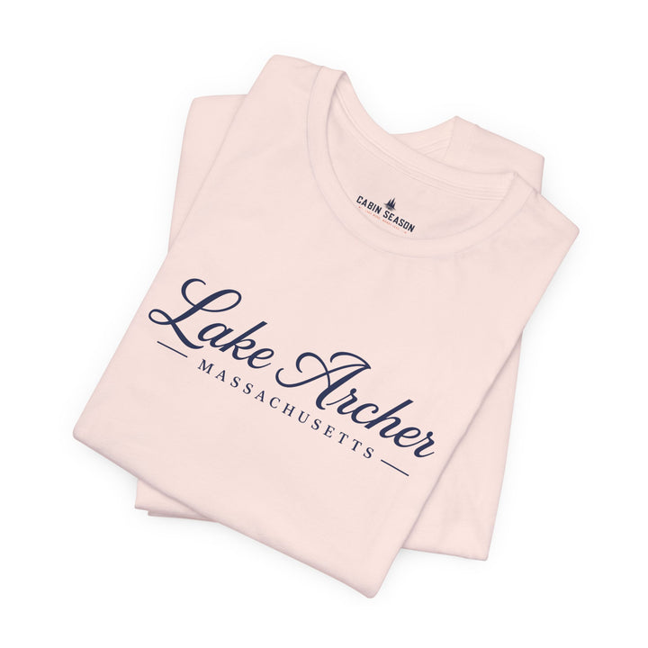 Lake Archer Massachusetts Script T-Shirt