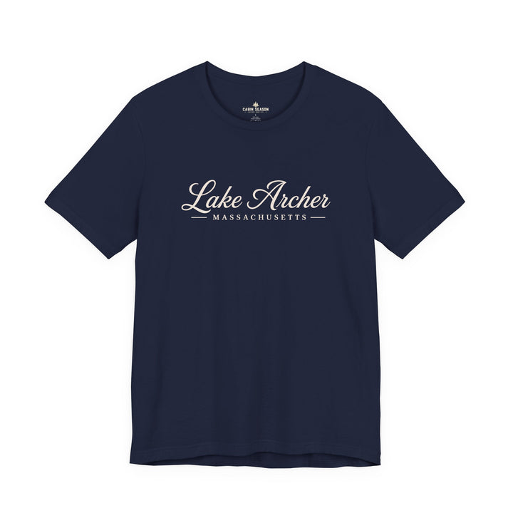 Lake Archer Massachusetts Script T-Shirt