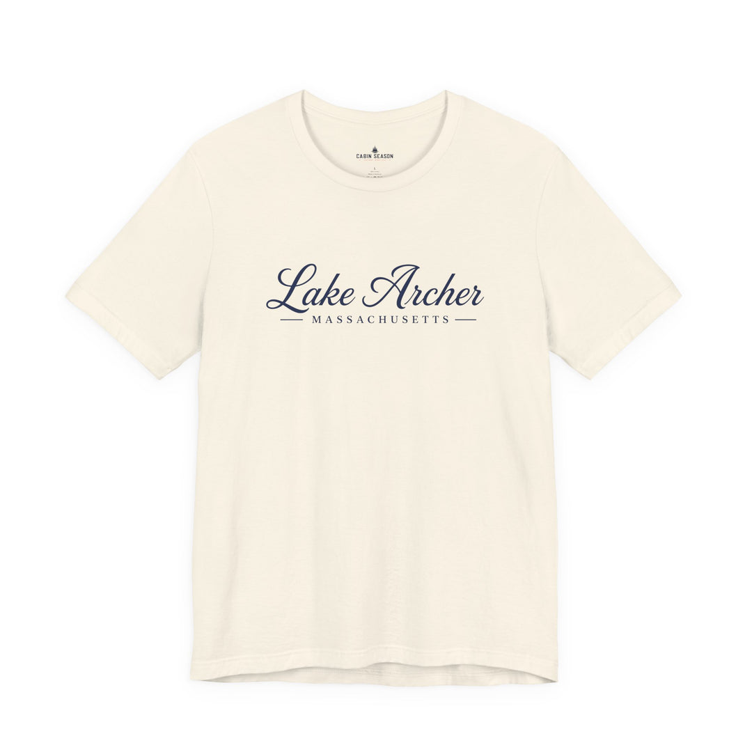Lake Archer Massachusetts Script T-Shirt