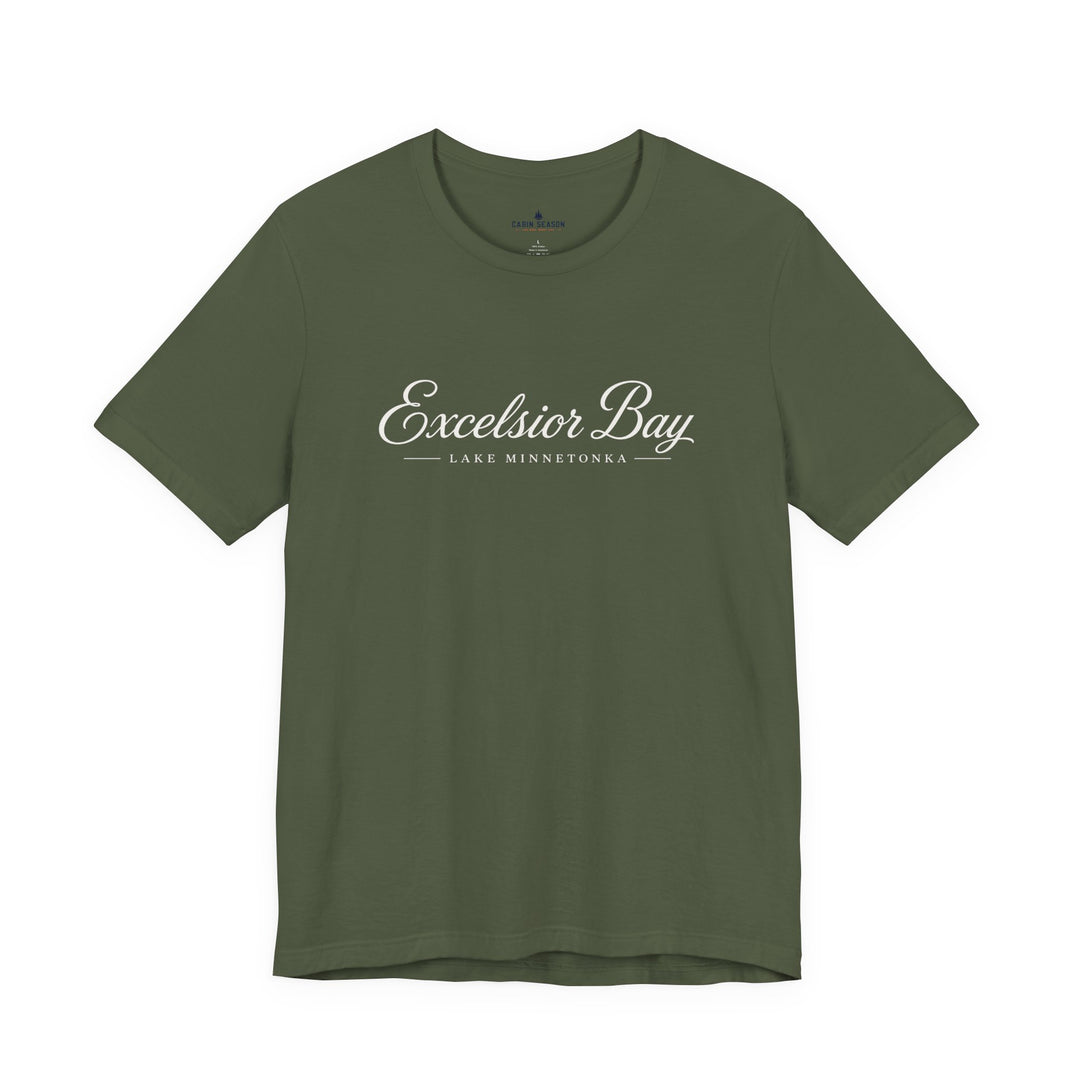 Excelsior Bay Lake Minnesota Script Tee
