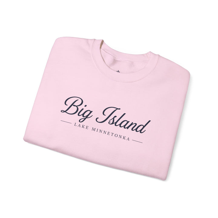 Big Island Crewneck Sweatshirt - Lake Minnetonka Script Pullover