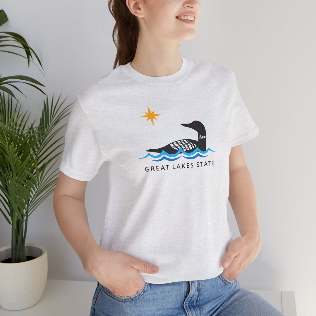Michigan Great Lakes State Loon Tee