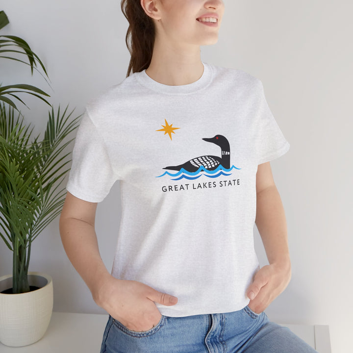 Michigan Great Lakes State Loon Tee