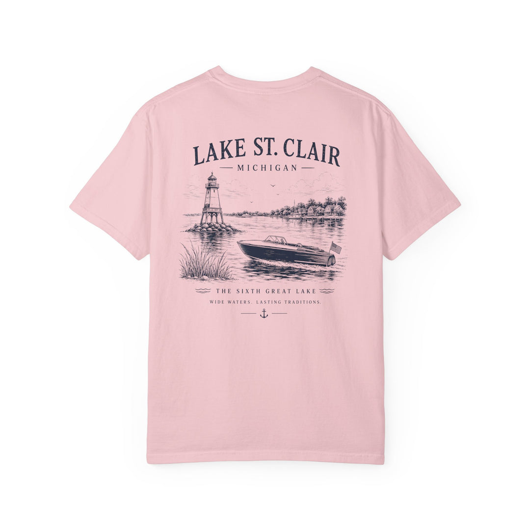 Lake St. Clair Michigan Tee - The 6th Great Lake Shirt