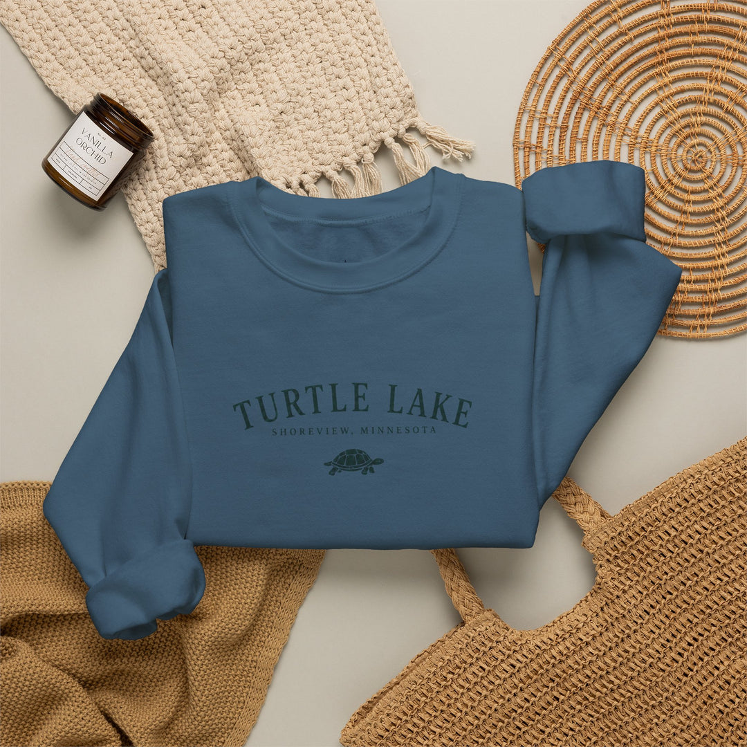 Turtle Lake Shoreview, Minnesota Crewneck Sweatshirt