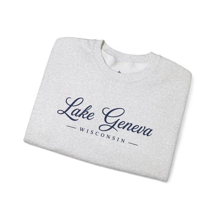 Lake Geneva Wisconsin Sweatshirt | Wisconsin Lake Script Shirt