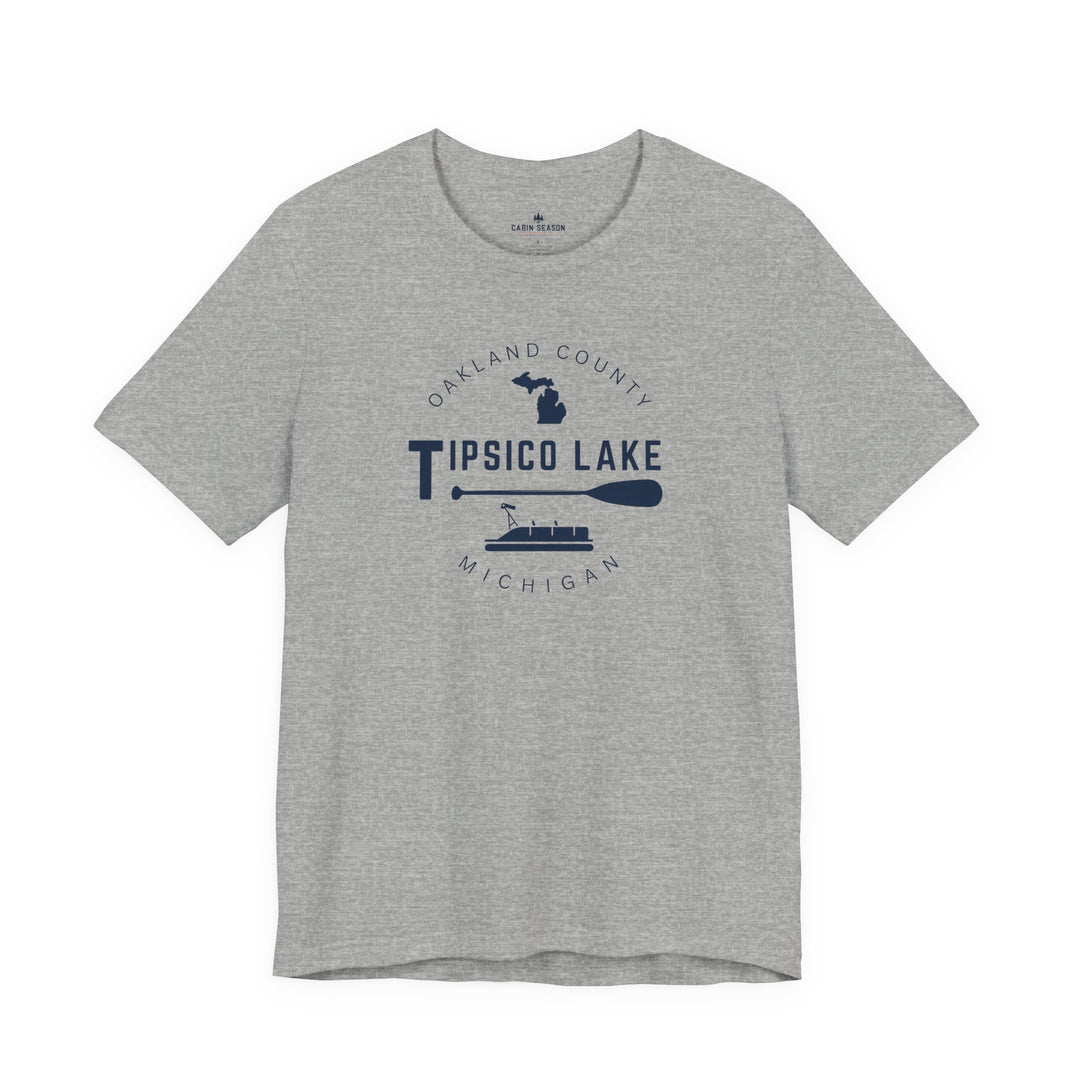 Tipsico Lake Tee — Oakland County Michigan Lake Shirt