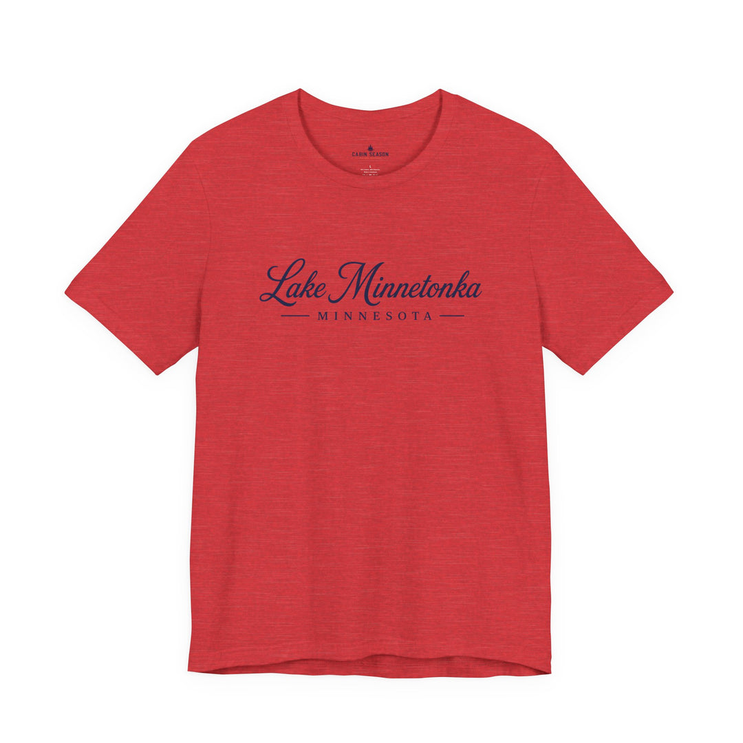 Lake Minnetonka Tee - Minnesota Lake Script Shirt