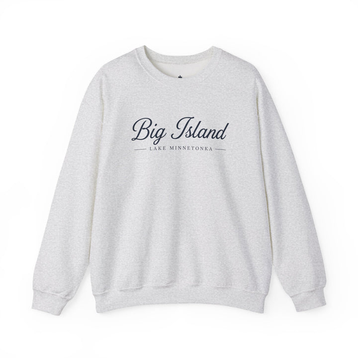Big Island Crewneck Sweatshirt - Lake Minnetonka Script Pullover