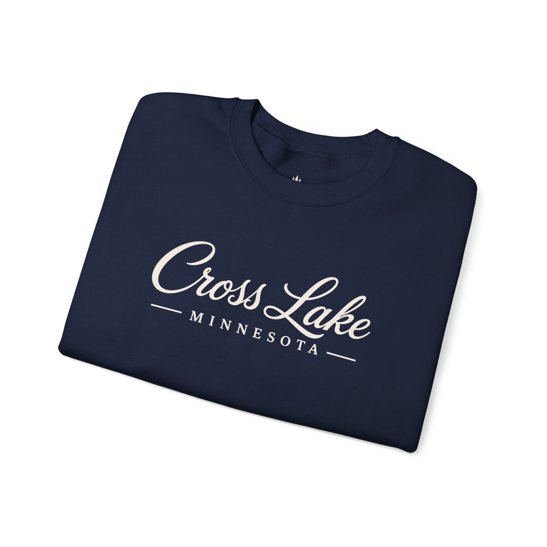 Cross Lake Minnesota Crewneck Sweatshirt