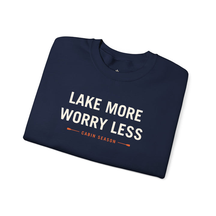 Cabin Season “Lake More, Worry Less” Crewneck Sweatshirt